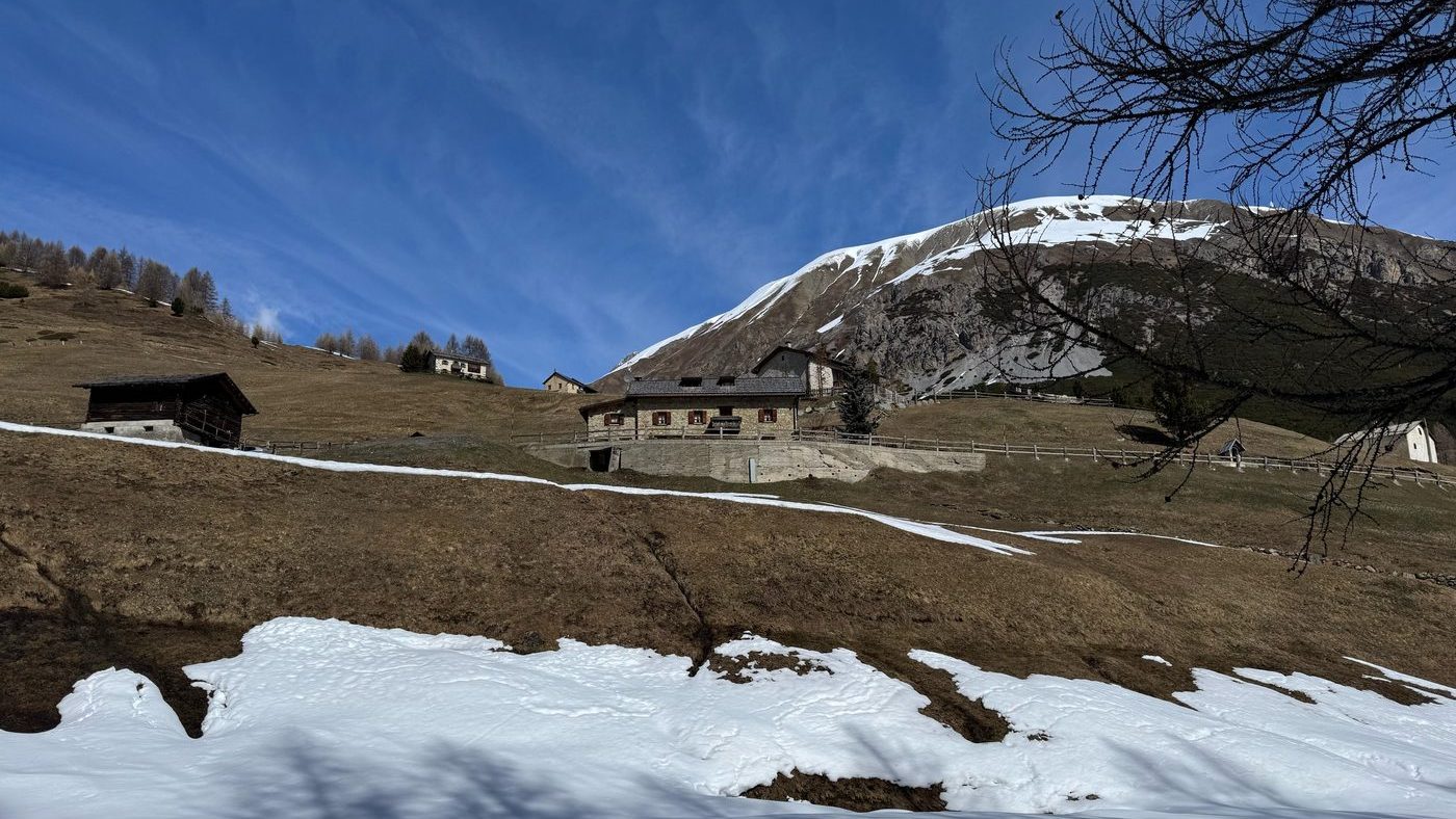 Bergpanorama Schneegrenze